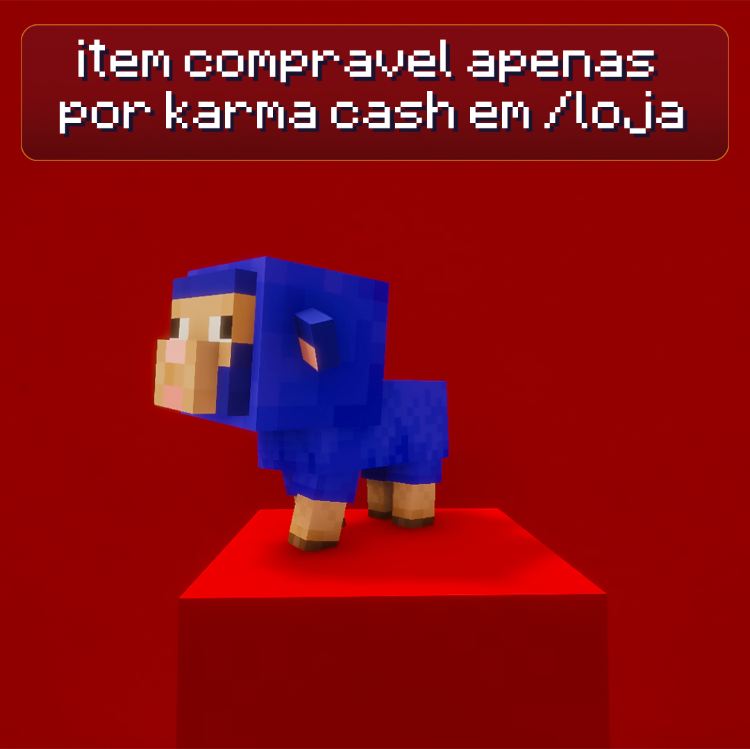 Ovelha Azul Escuro