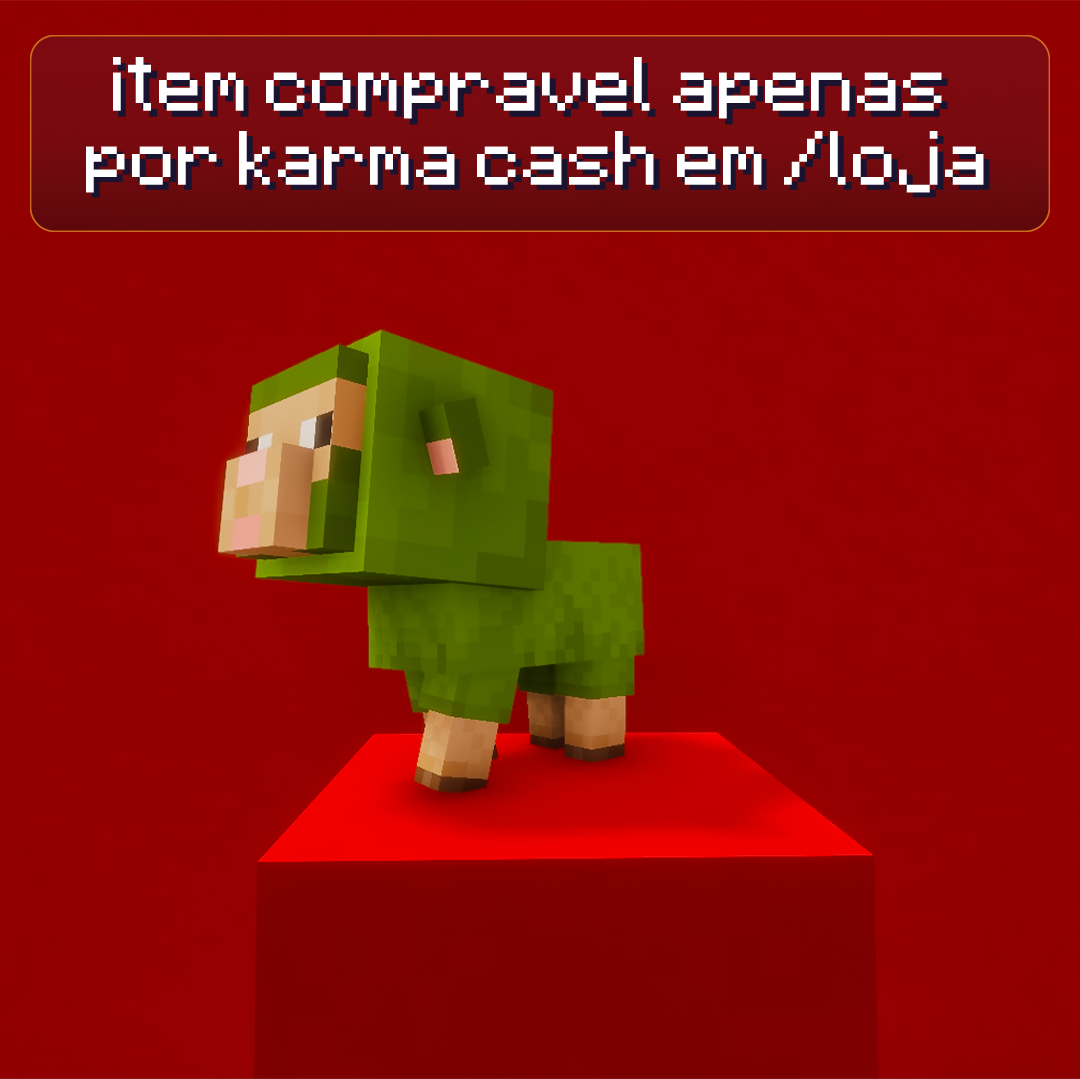 Ovelha Verde Escuro
